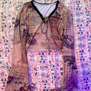 Small Y2K Grunge top